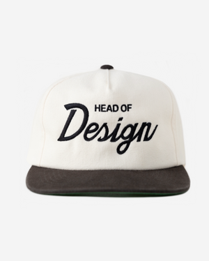 HEAD oF DESIGN THRoWBACK HAT (IVoRY)