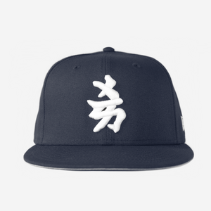 NY KANJI FITTED HAT (NAVY)
