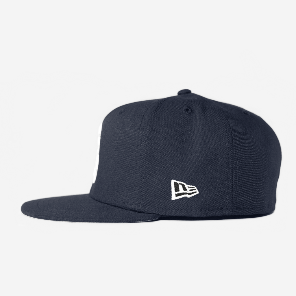 NY KANJI FITTED HAT (NAVY)