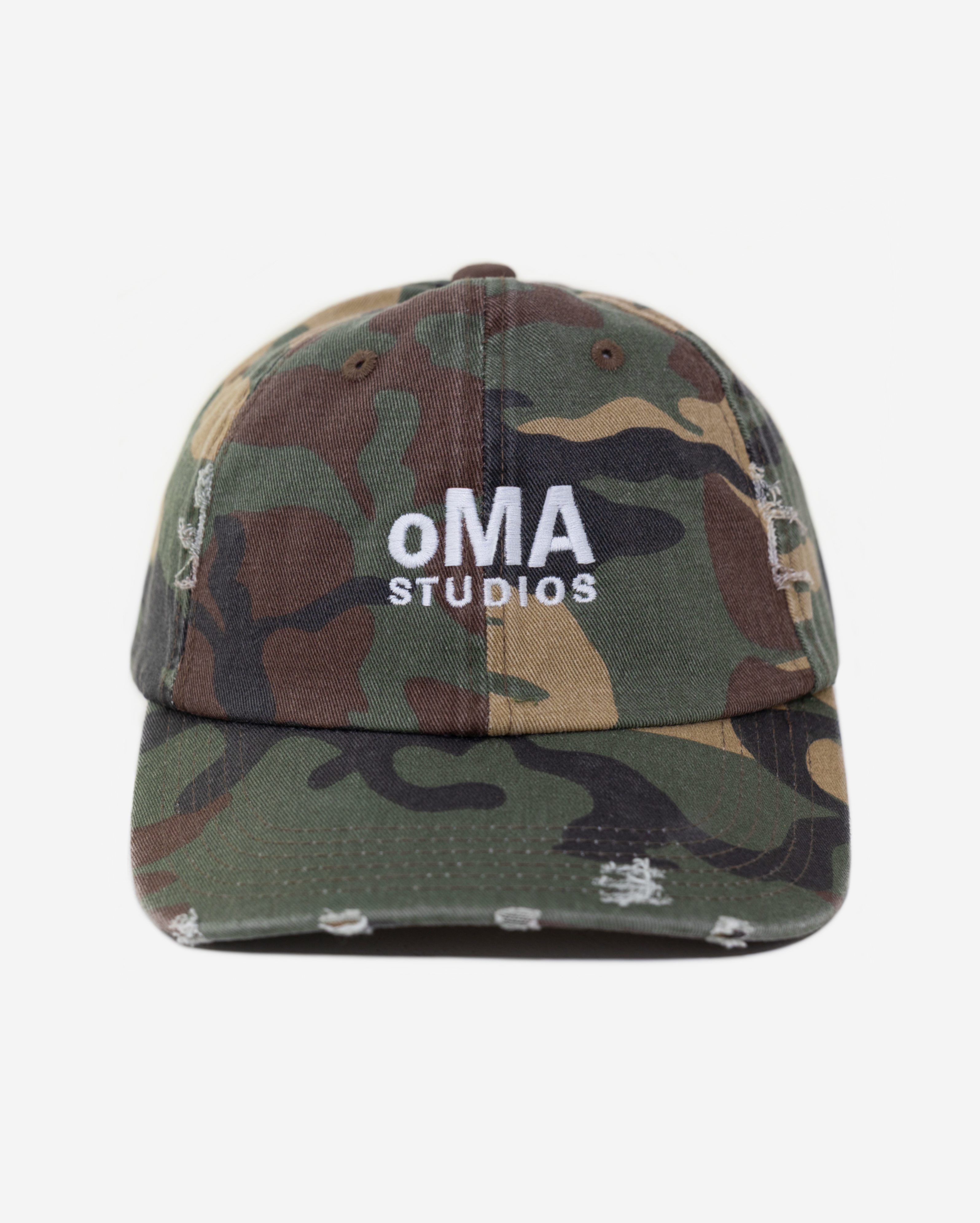 DISTRESSED LoGo HAT (ARMY CAMo)