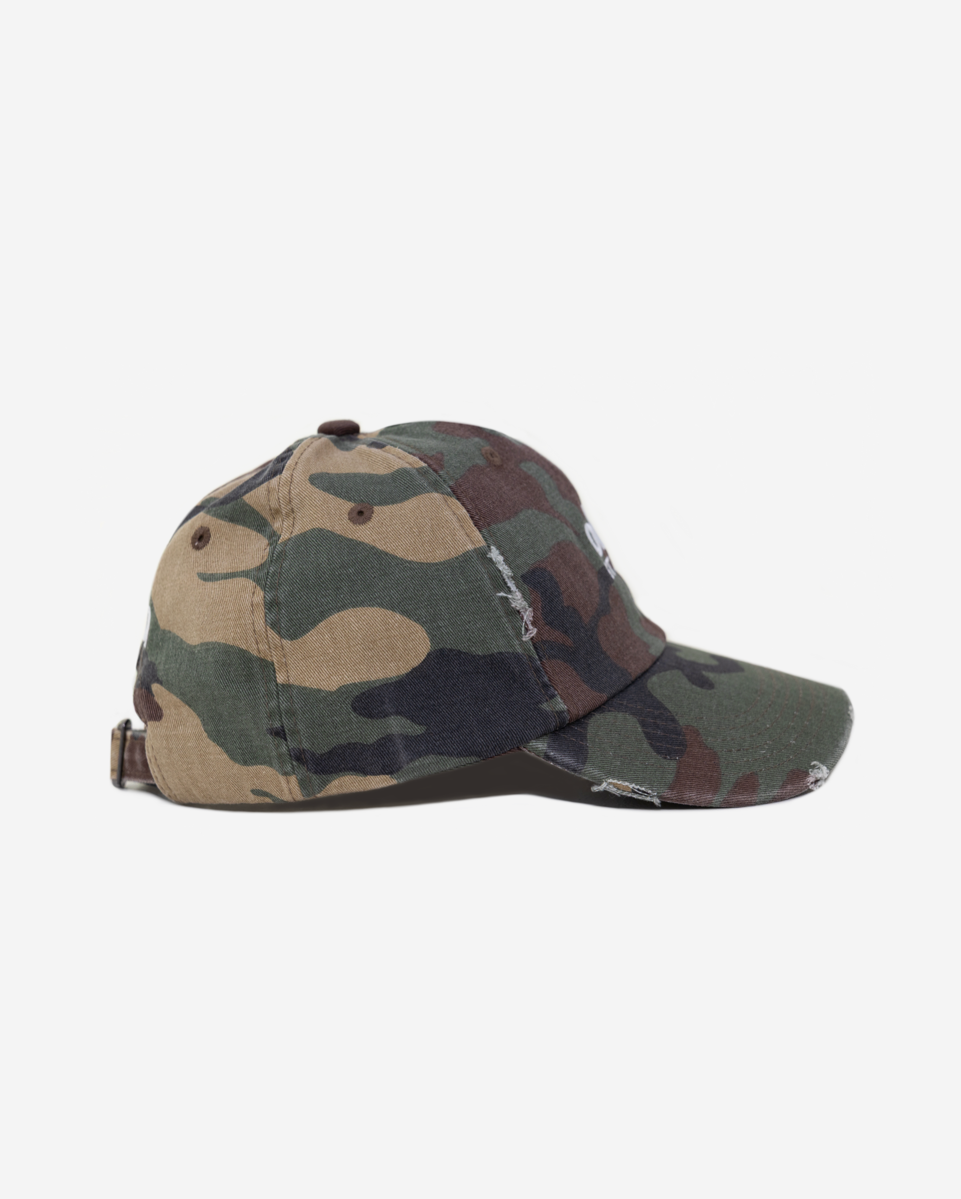 DISTRESSED LoGo HAT (ARMY CAMo)