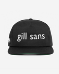 gill sans FoNT HAT (BLACK)