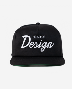 HEAD oF DESIGN THRoWBACK HAT (BLACK)