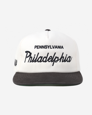 PHILADELPHIA THRoWBACK HAT (IVoRY)