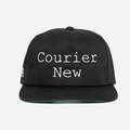 Courier New FoNT HAT (BLACK)