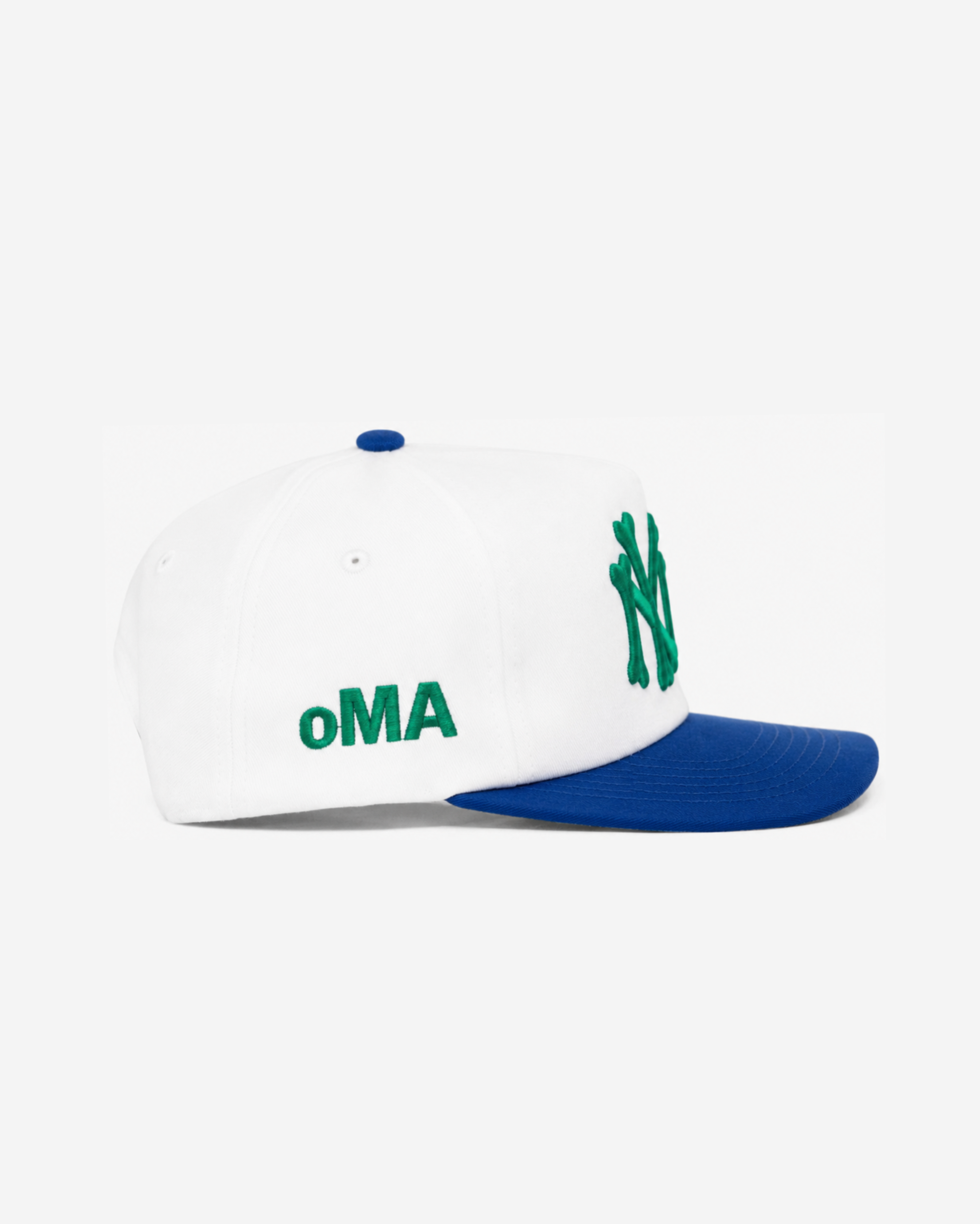 NY NY BRASIL BONES HAT (IVoRY/BLUE)
