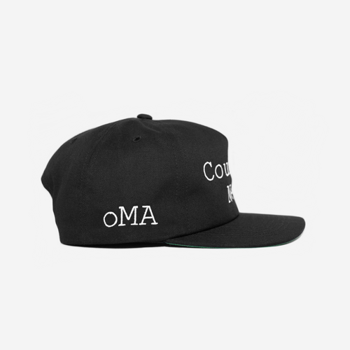 Courier New FoNT HAT (BLACK)