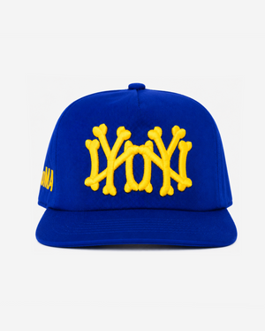 NY NY BRASIL BONES HAT (BLUE)