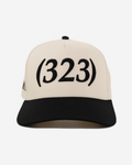LoS ANGELES AREA CoDE HAT (CREAM)