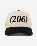 SEATTLE AREA CoDE HAT (CREAM)