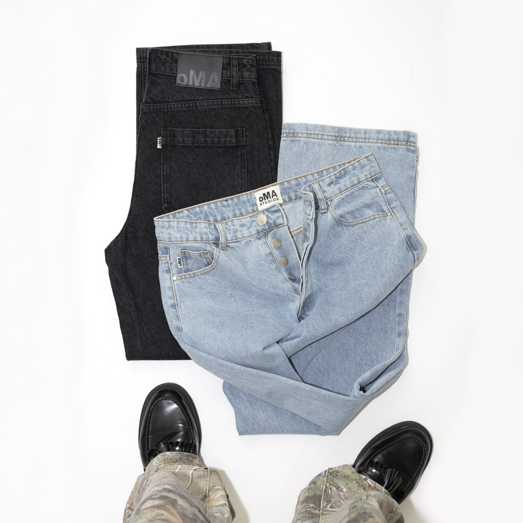 BAGGY JEANS (VINTAGE BLUE)