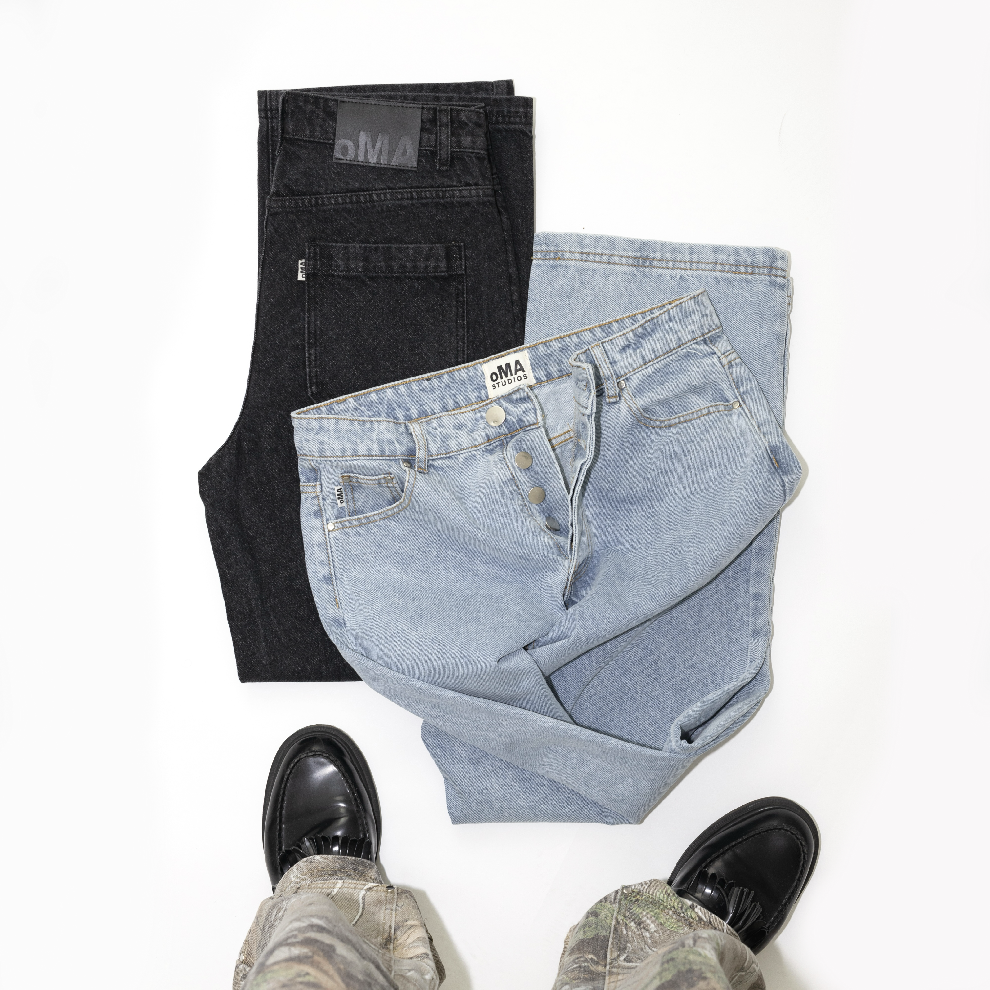 BAGGY JEANS (VINTAGE BLUE)