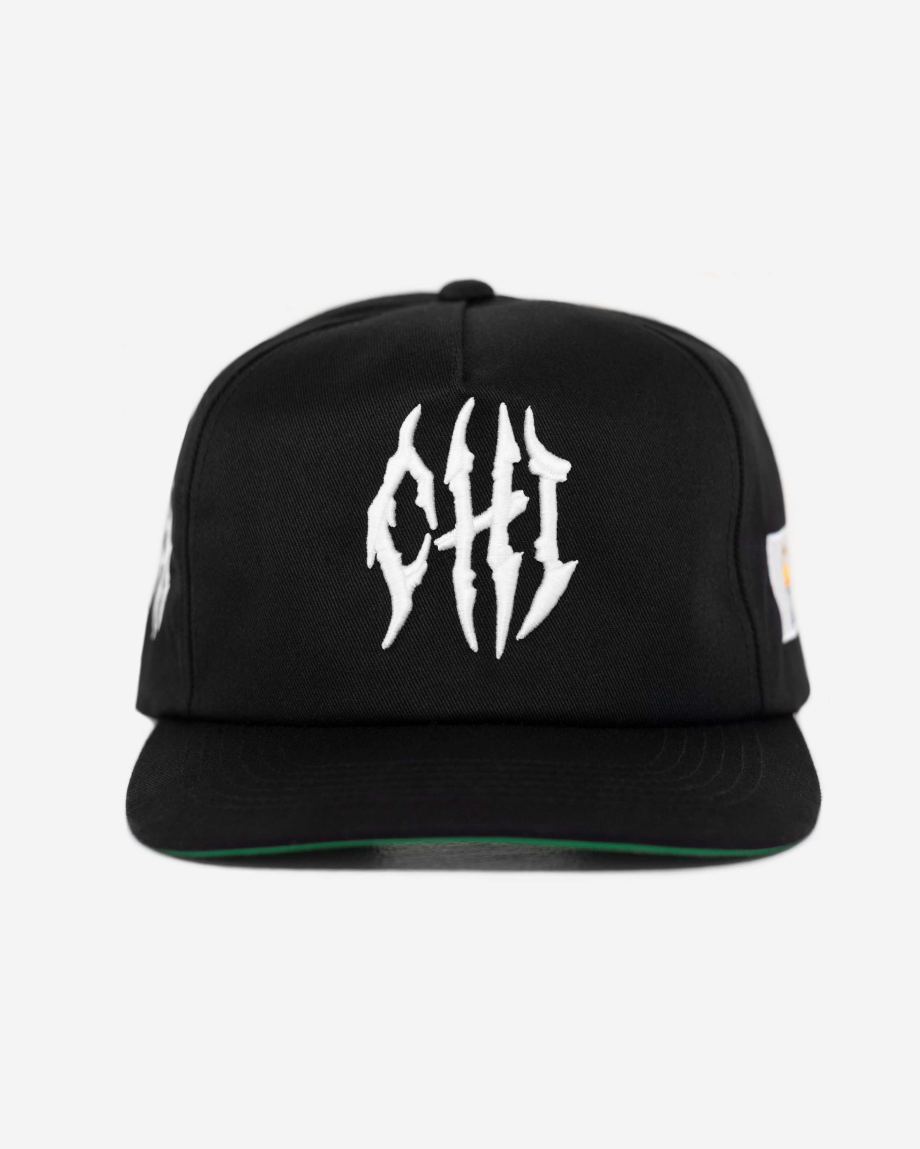 CHICAGo GLITCH HAT (GREEN BRIM)