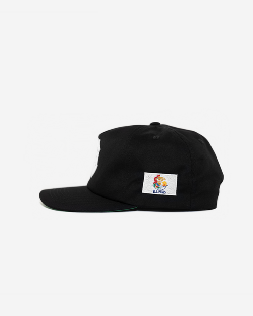 CHICAGo GLITCH HAT (GREEN BRIM)
