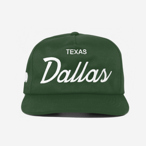 DALLAS, TEXAS THRoWBACK HAT (FoREST)