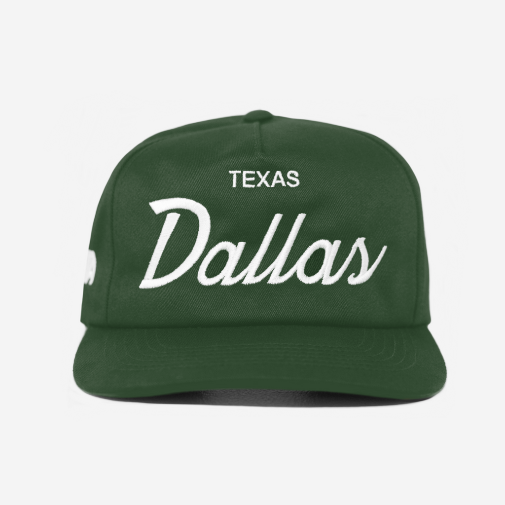 DALLAS, TEXAS THRoWBACK HAT (FoREST)