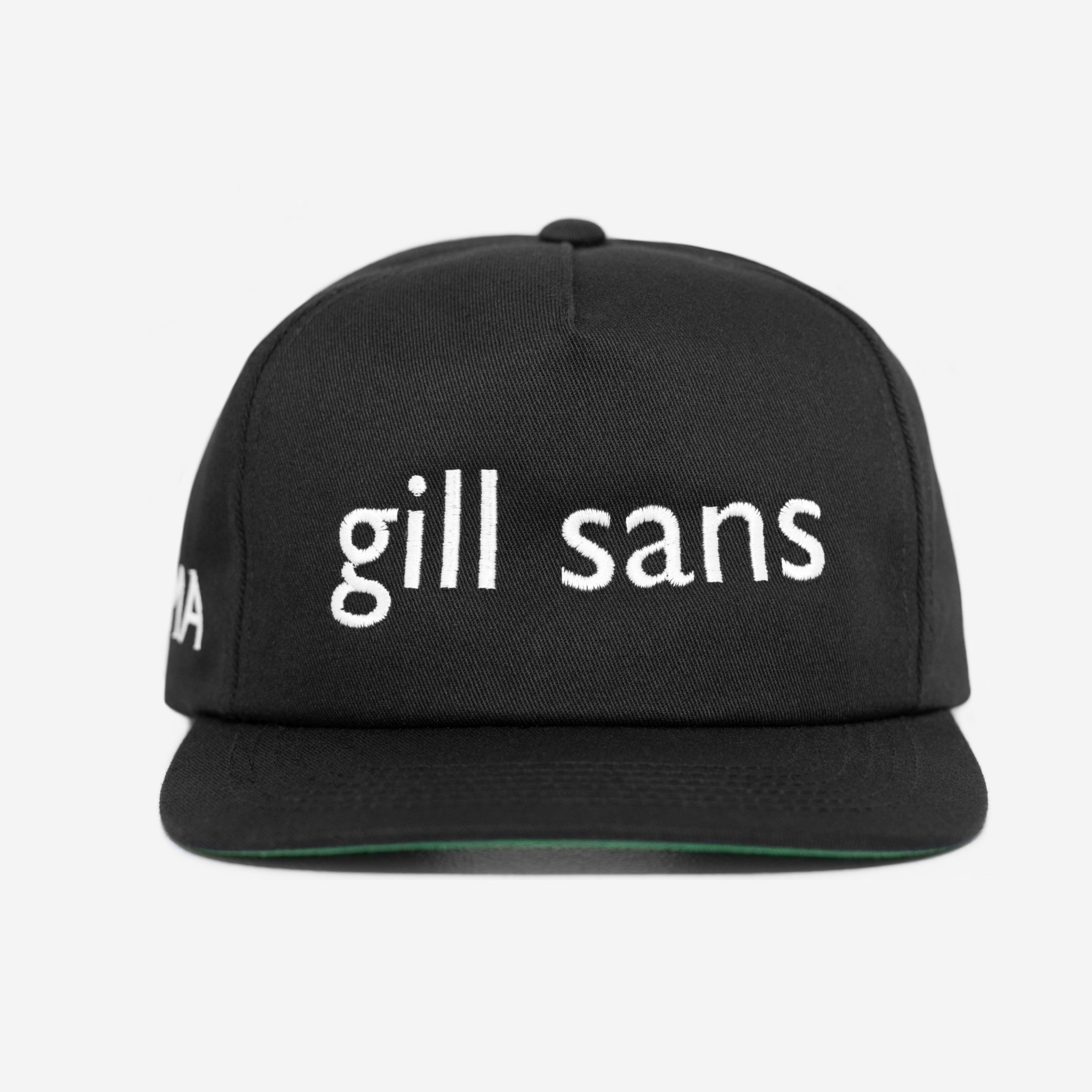 gill sans FoNT HAT (BLACK)