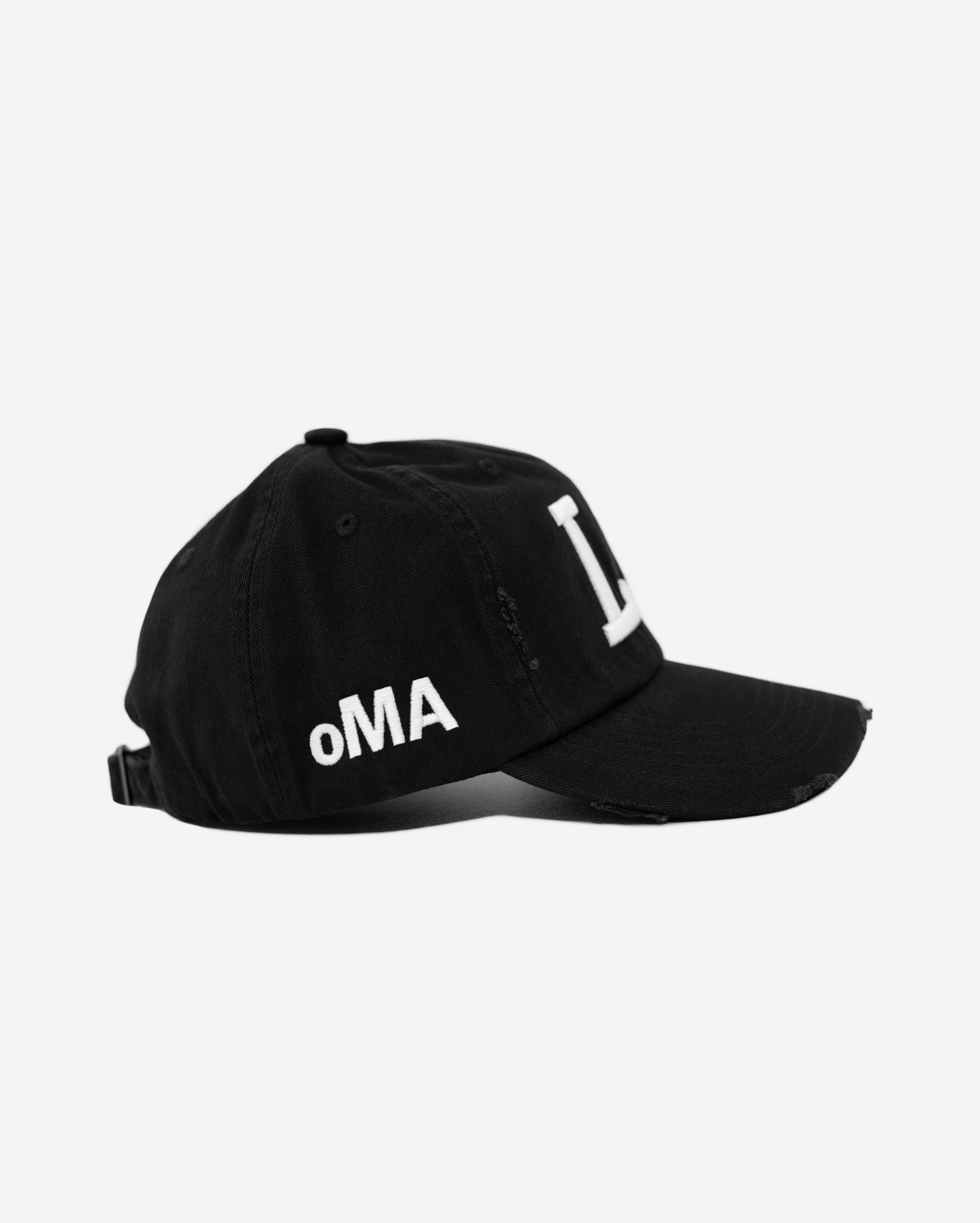 LoS ANGELES DISTRESSED HAT (BLACK)
