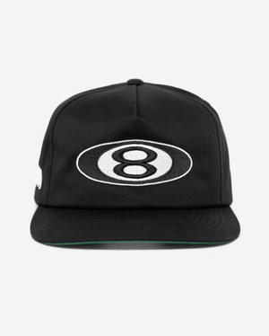 8 BALL HAT (GREEN BRIM)