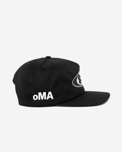 8 BALL HAT (GREEN BRIM)