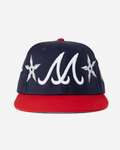 ATLANTA NINJA STAR HAT (BLUE/RED)