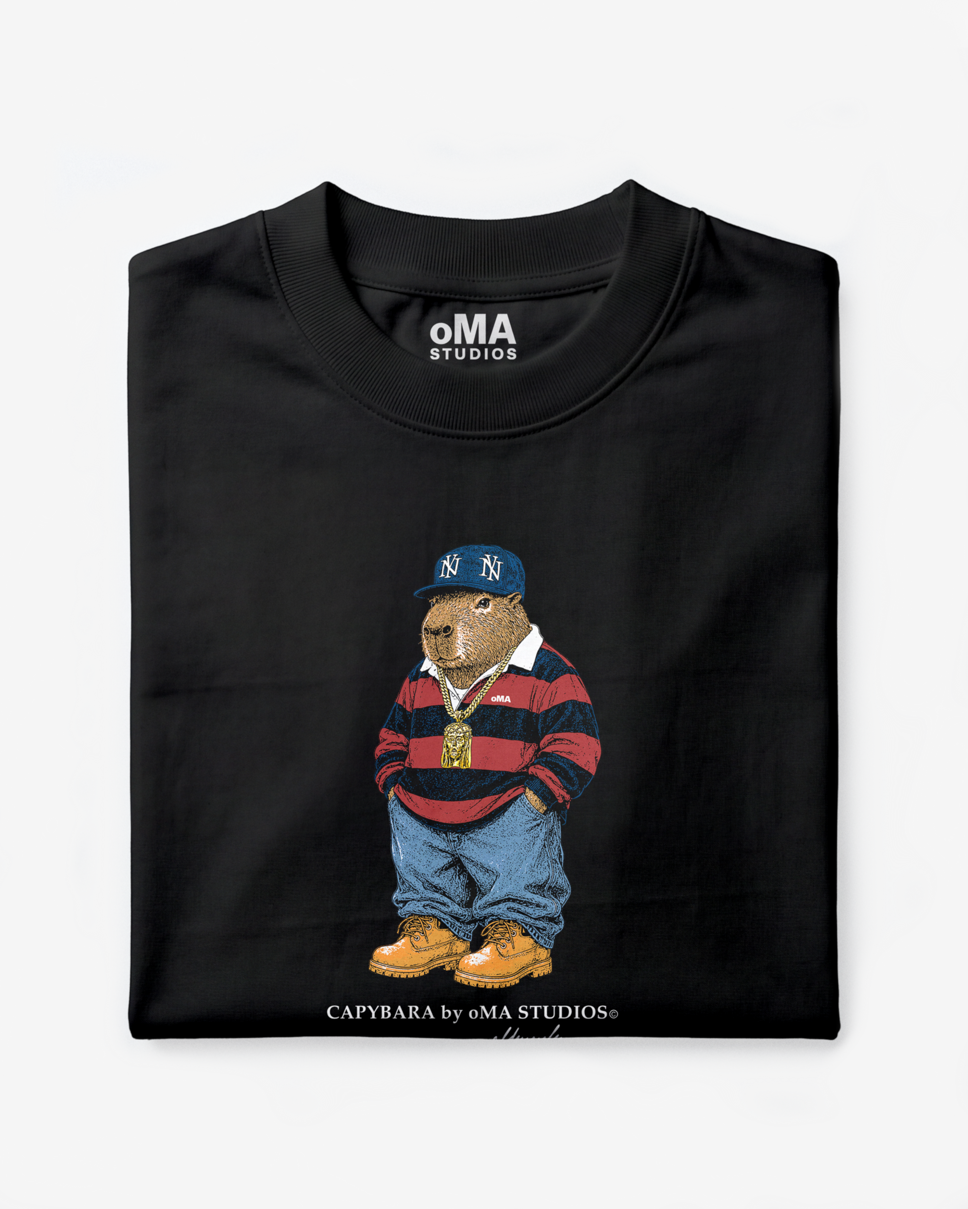 CAPYBARA NYC T-SHIRT (BLACK)
