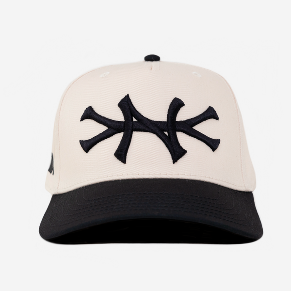 NY HAT CURVED BRIM (CREAM) – oMA Studios