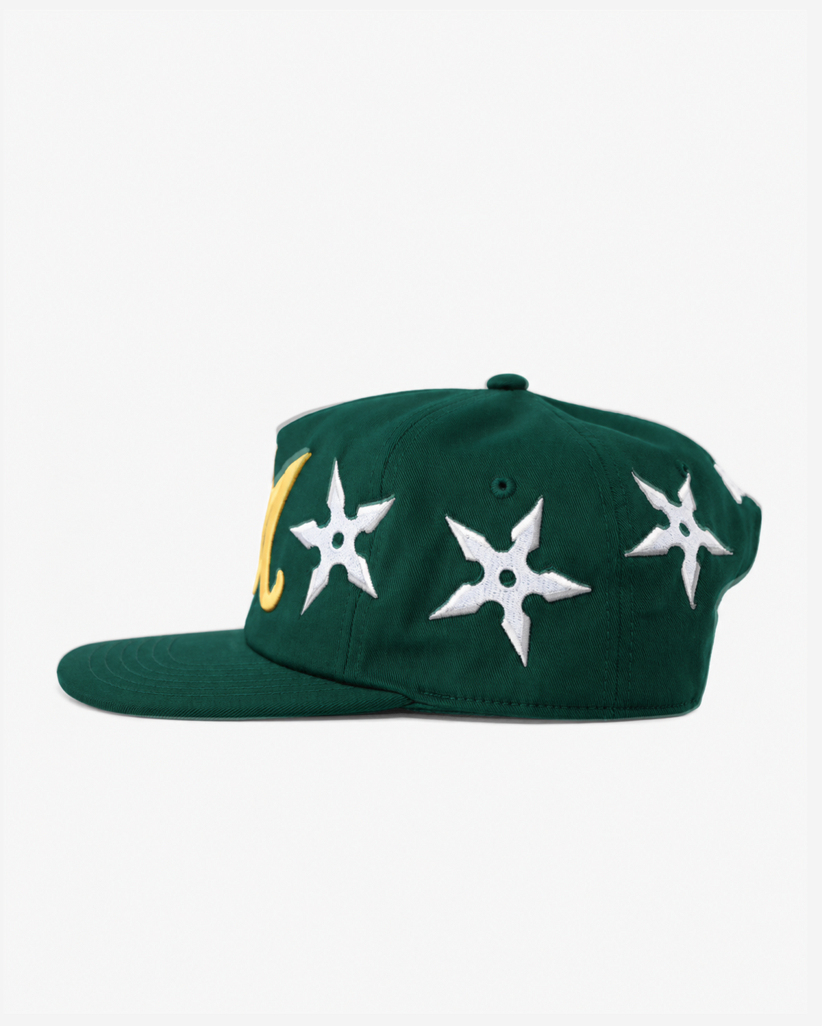 oAKLAND NINJA STAR HAT (GREEN)
