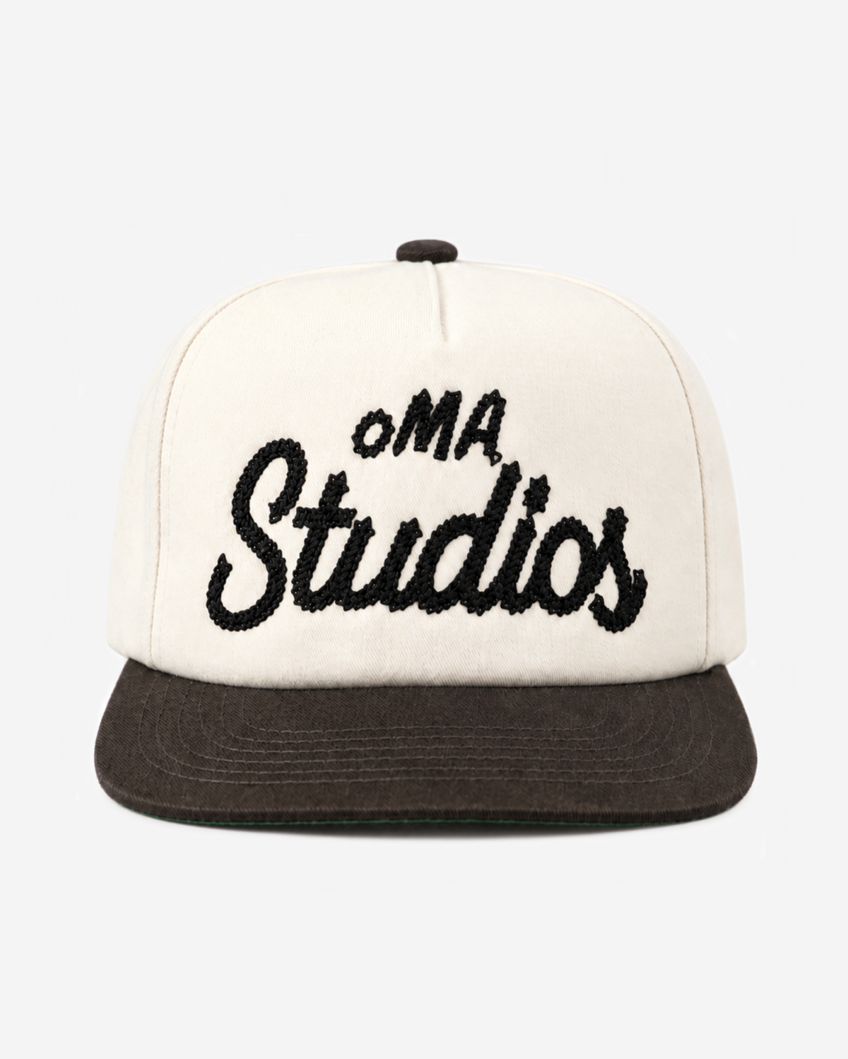 oMA STUDIOS CHAIN STITCH HAT (IVoRY)