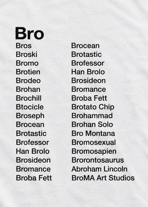 BRo T-SHIRT (WHITE)