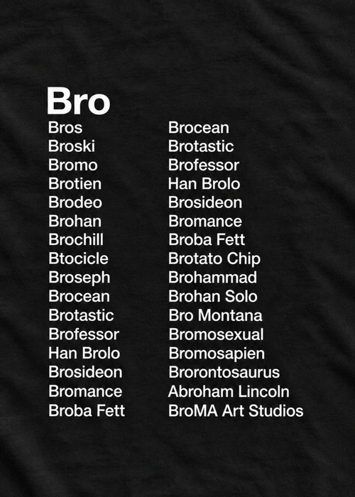 BRo T-SHIRT (BLACK)