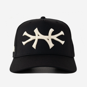 NY HAT CURVED BRIM (CREAM)