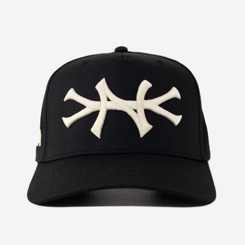 NY HAT CURVED BRIM (CREAM)