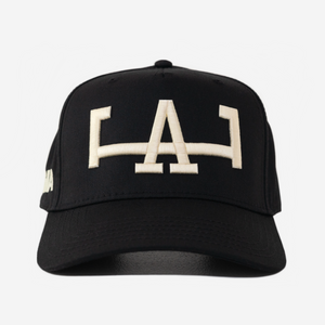 LA HAT CURVED BRIM (CREAM)