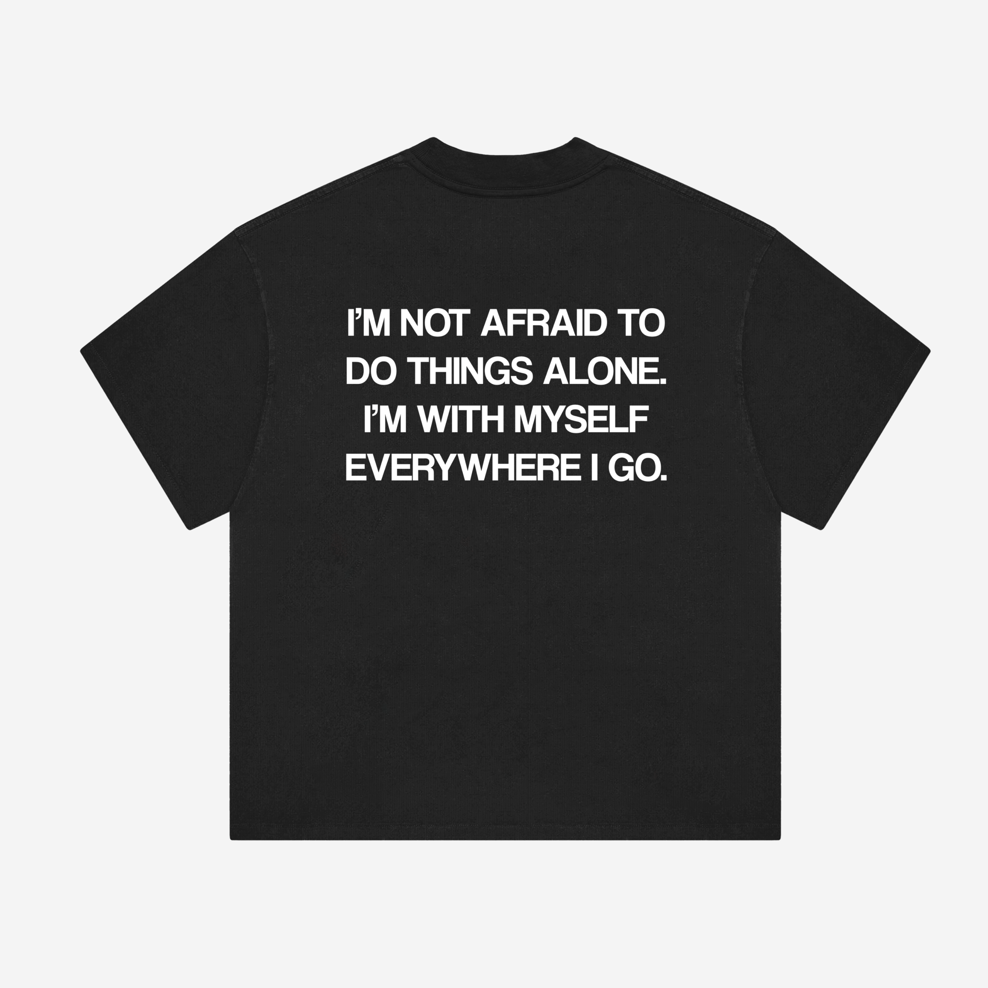 ALONE TEE (BLACK)