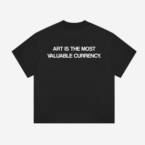 VALUABLE ART TEE (BLACK)