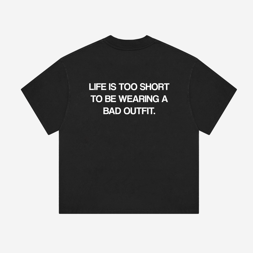 BAD OUTFIT TEE (BLACK)