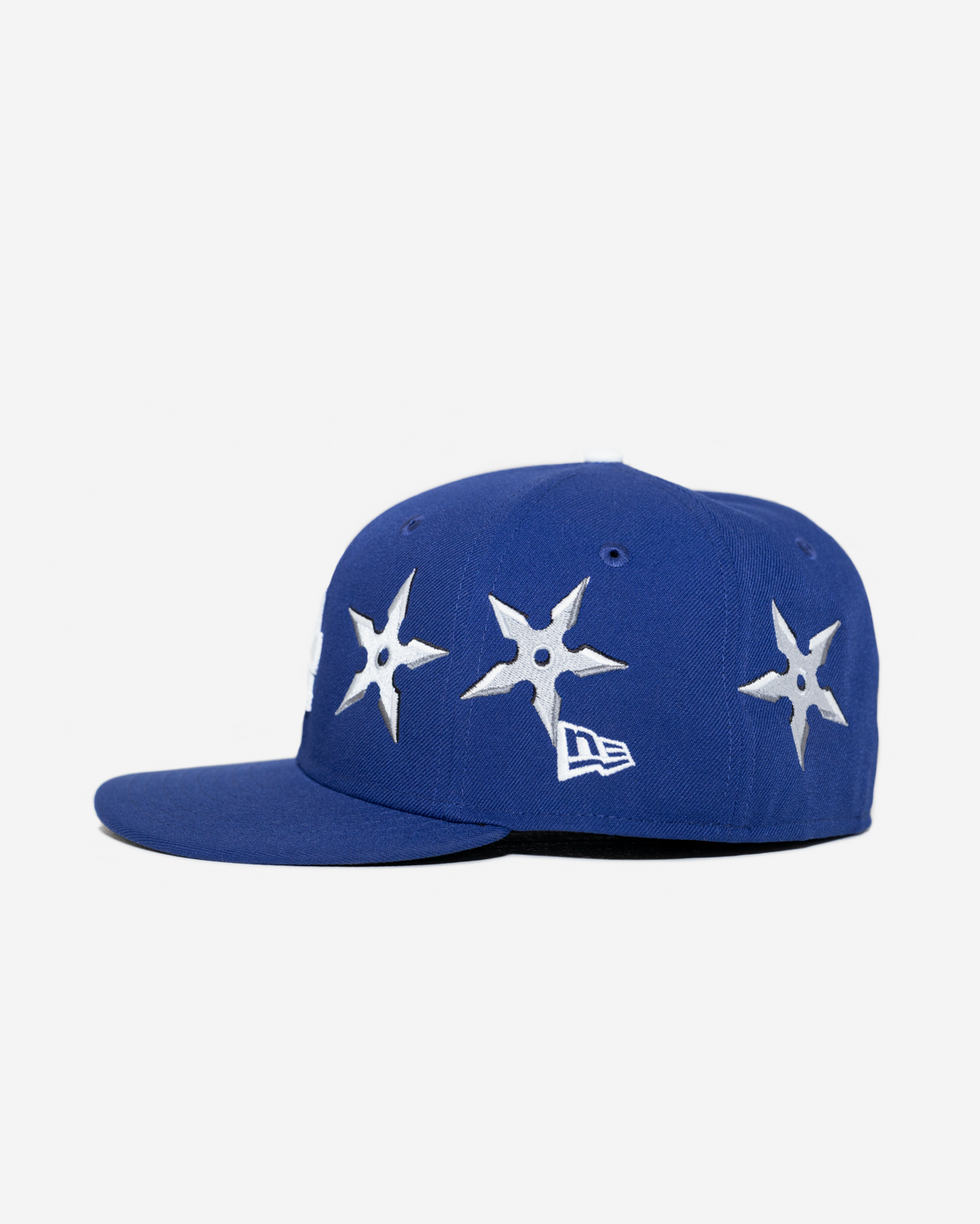 LoS ANGELES NINJA STAR FITTED HAT (BLUE)
