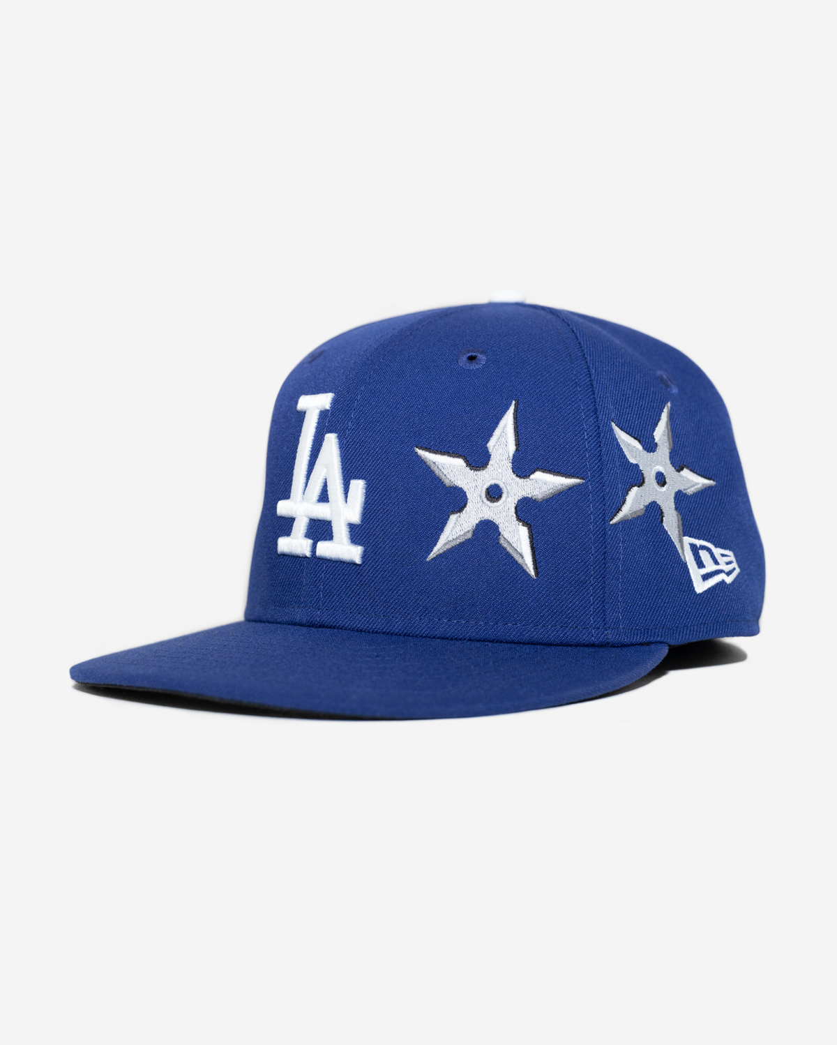 LoS ANGELES NINJA STAR FITTED HAT (BLUE)