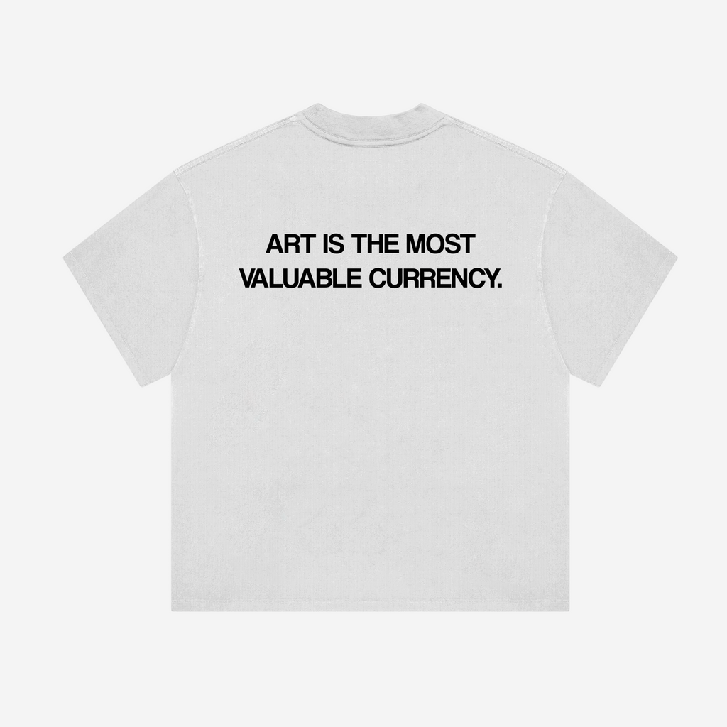 VALUABLE ART TEE (WHITE)
