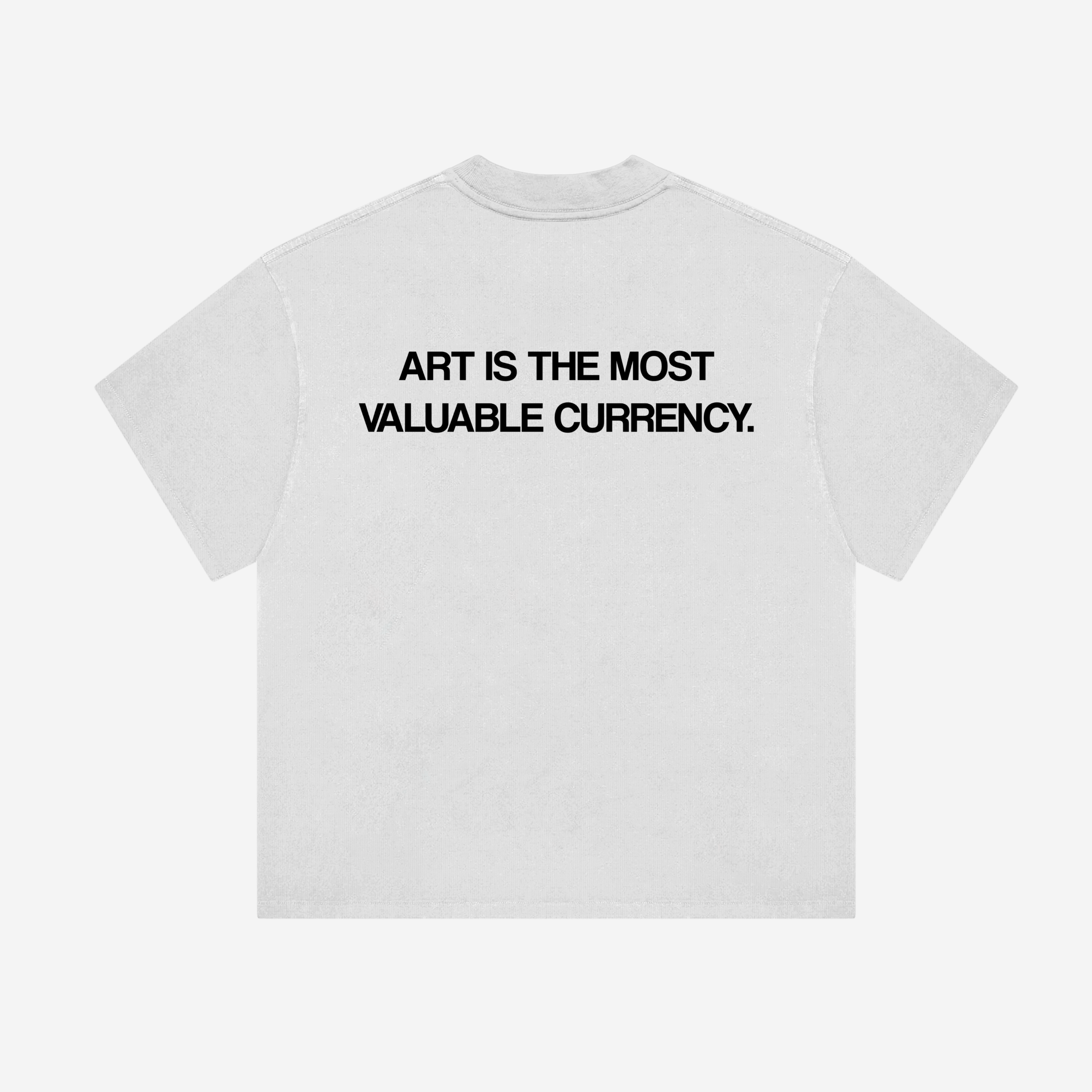 VALUABLE ART TEE (WHITE)