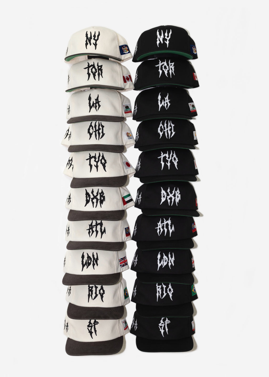 CHICAGo GLoBAL GLITCH HAT (IVoRY)