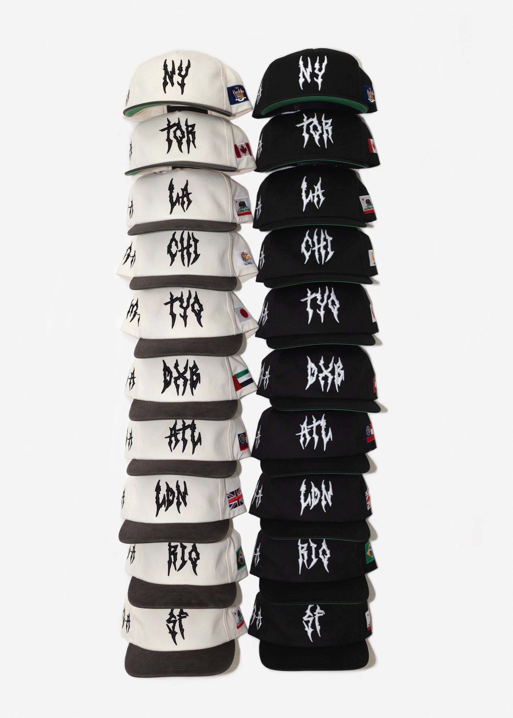 CHICAGo GLoBAL GLITCH HAT (IVoRY)