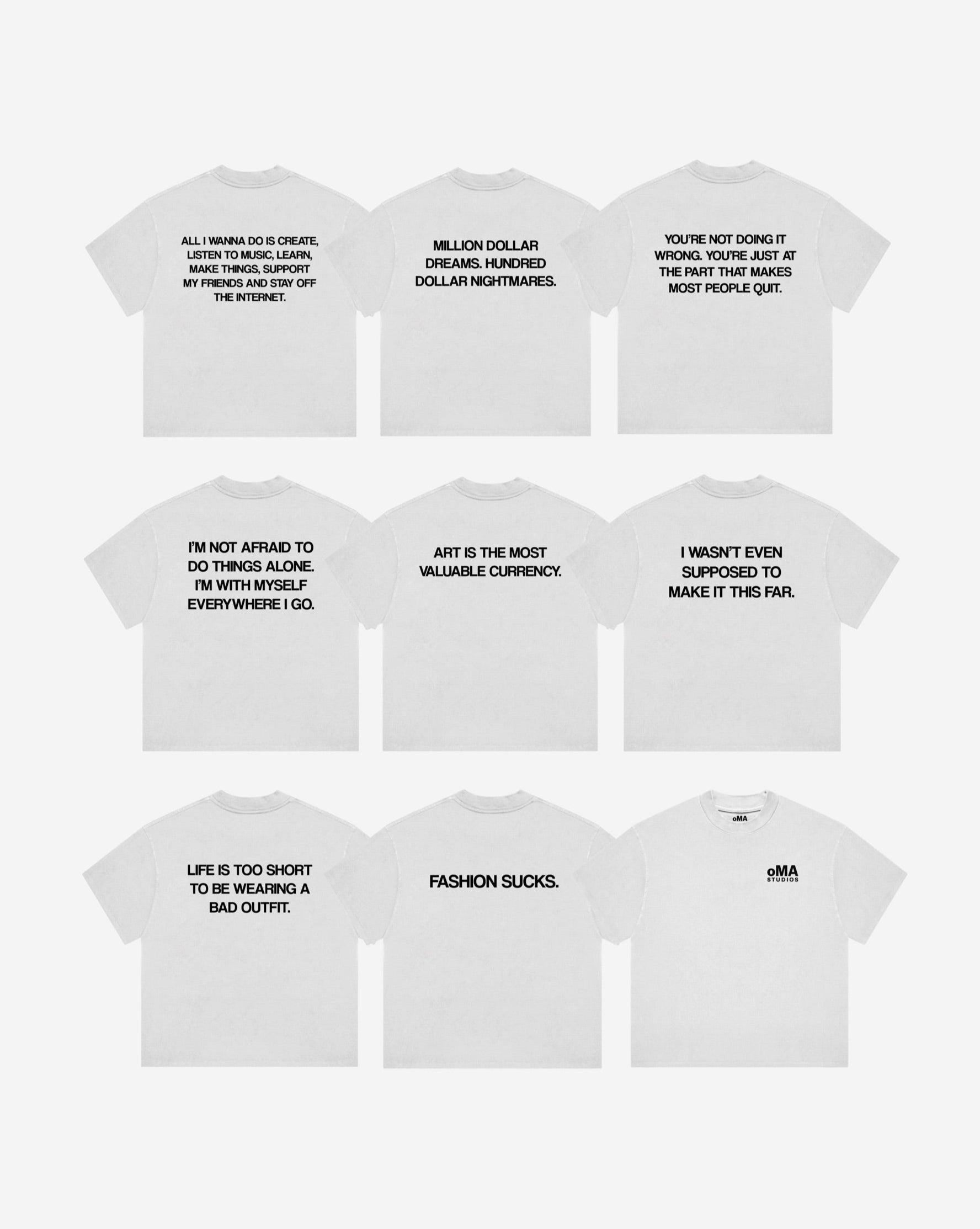 DON'T QUIT TEE (WHITE)