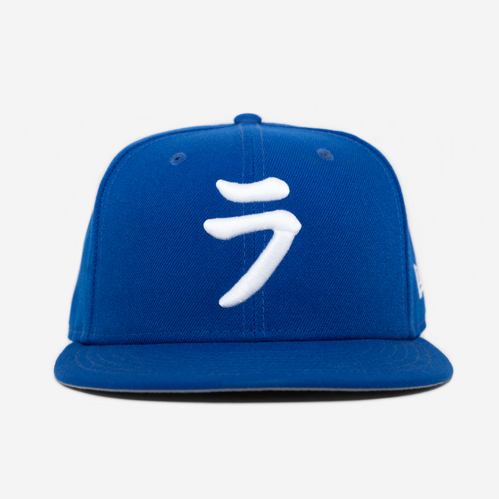 LA KATAKANA FITTED HAT (BLUE)