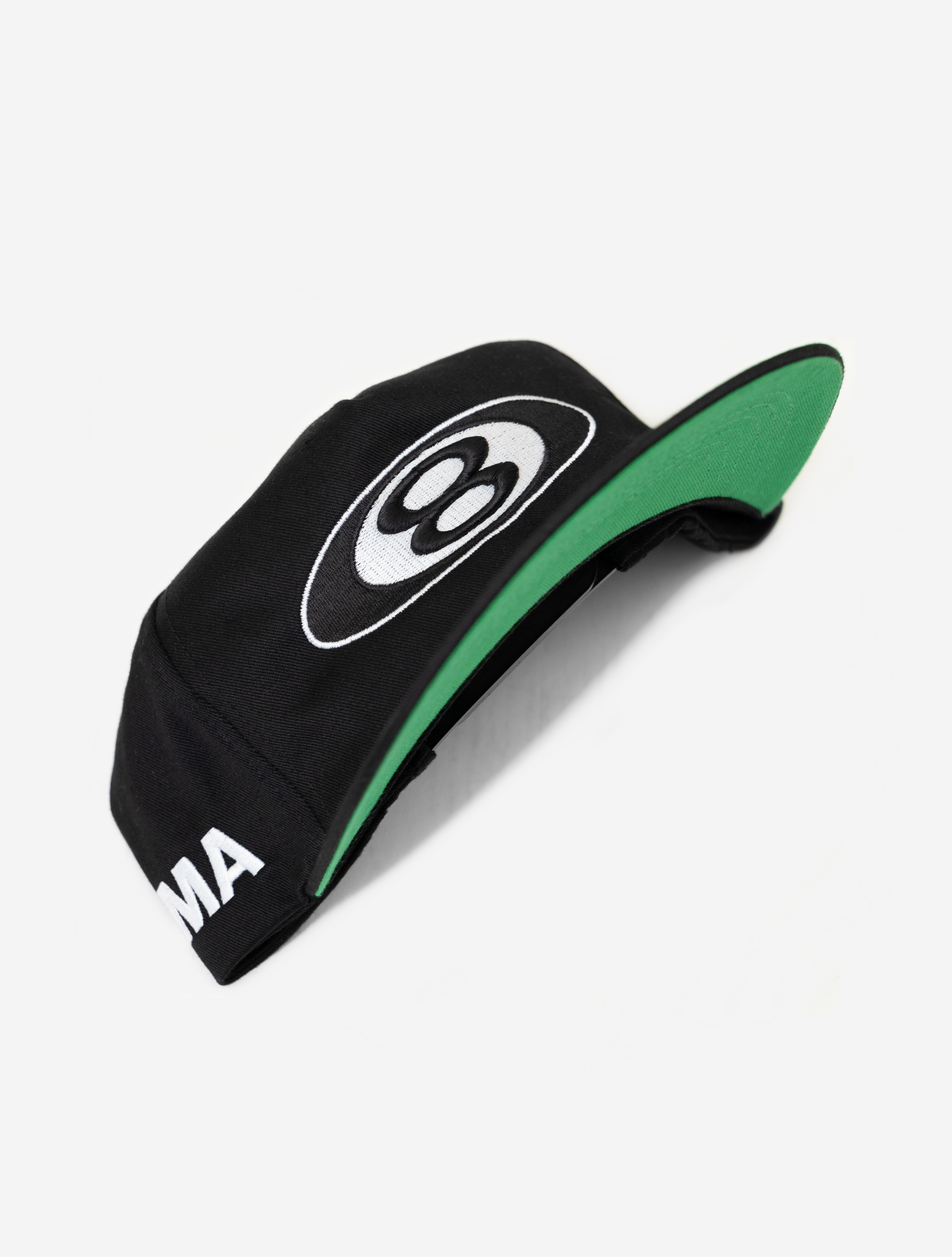 8 BALL HAT (GREEN BRIM)