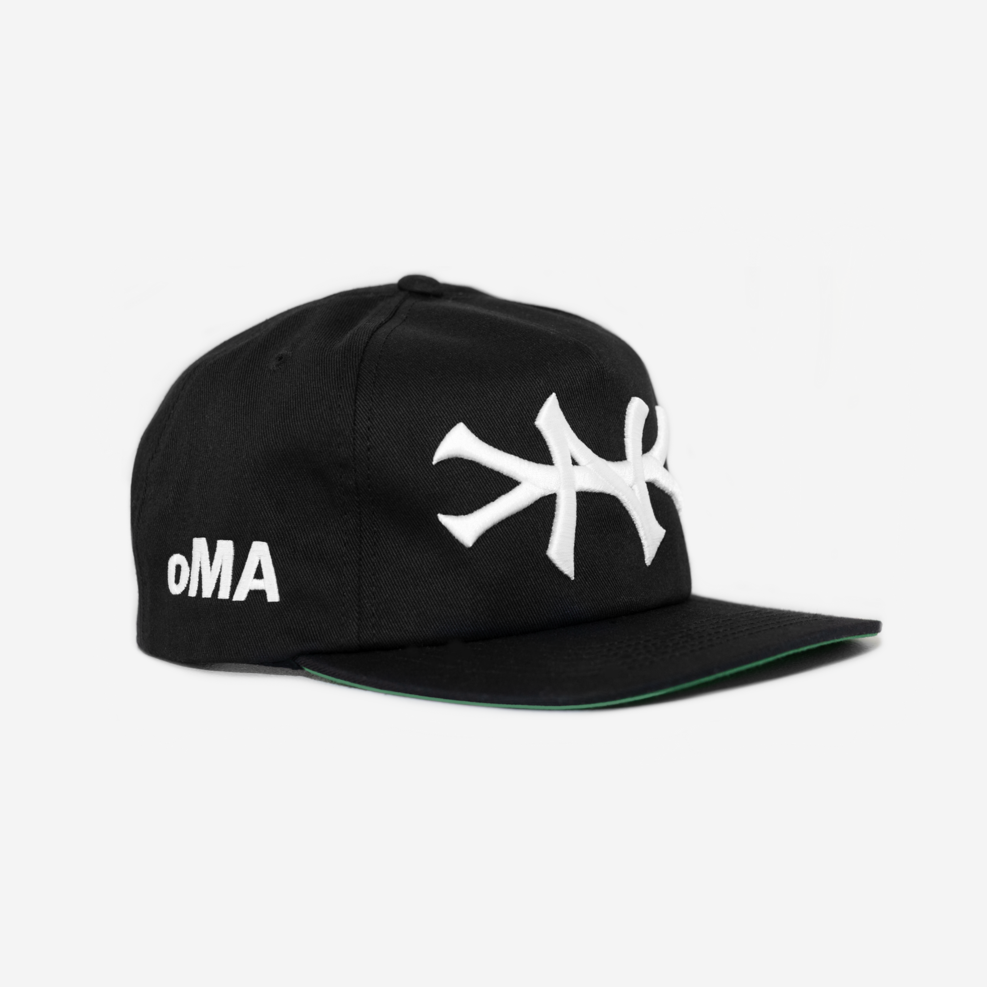 NEW YoRK HAT (GREEN BRIM)
