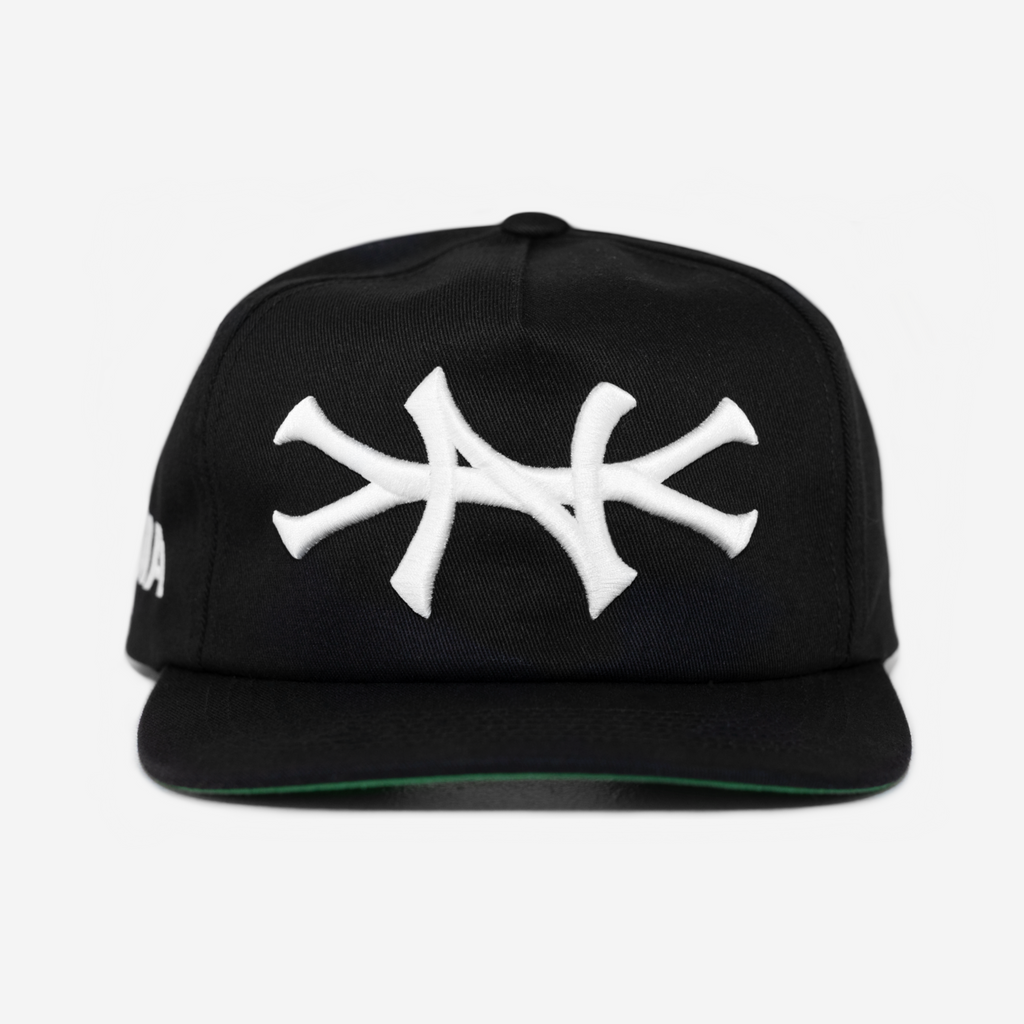 NEW YoRK HAT (GREEN BRIM)