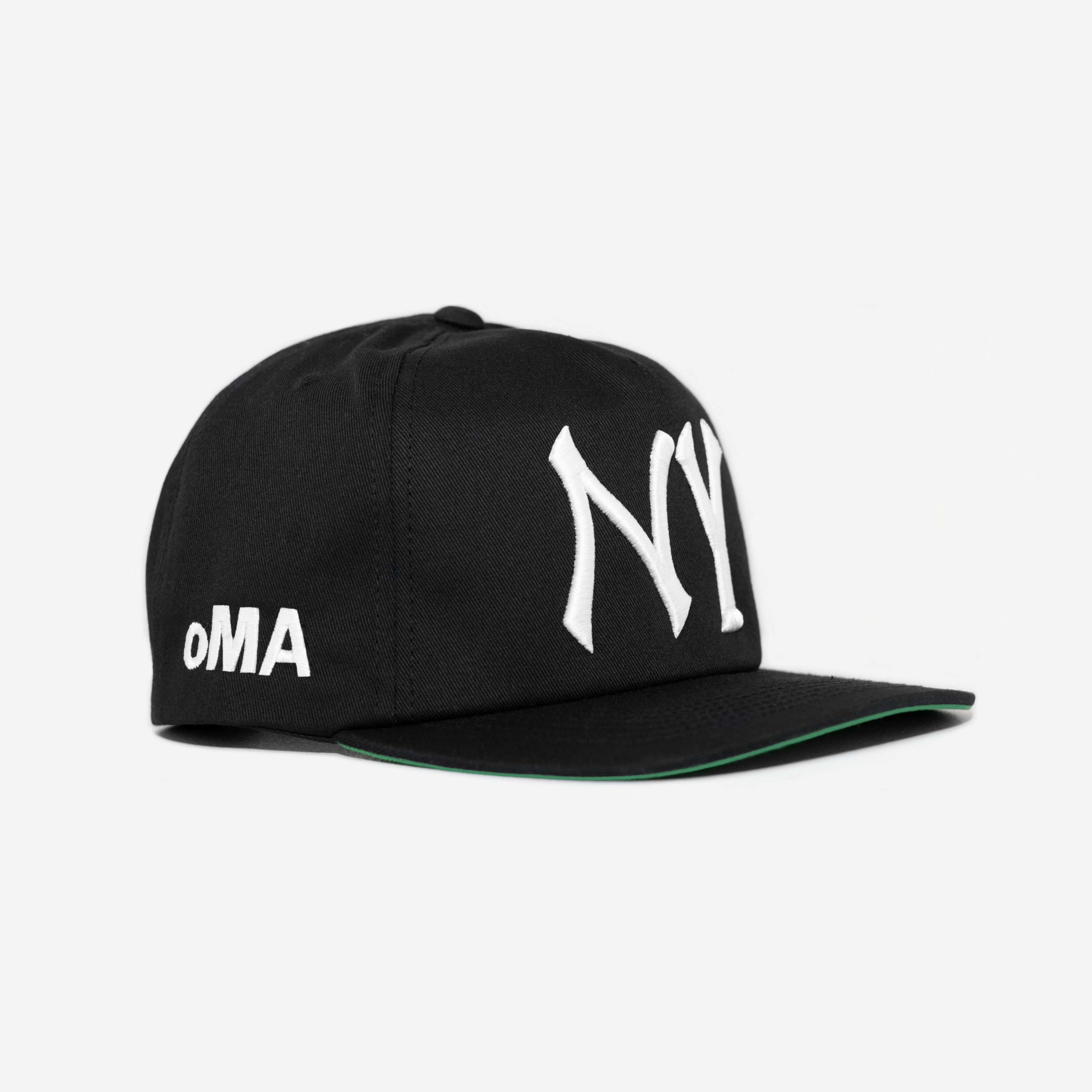 NY, NEW YoRK HAT (GREEN BRIM)
