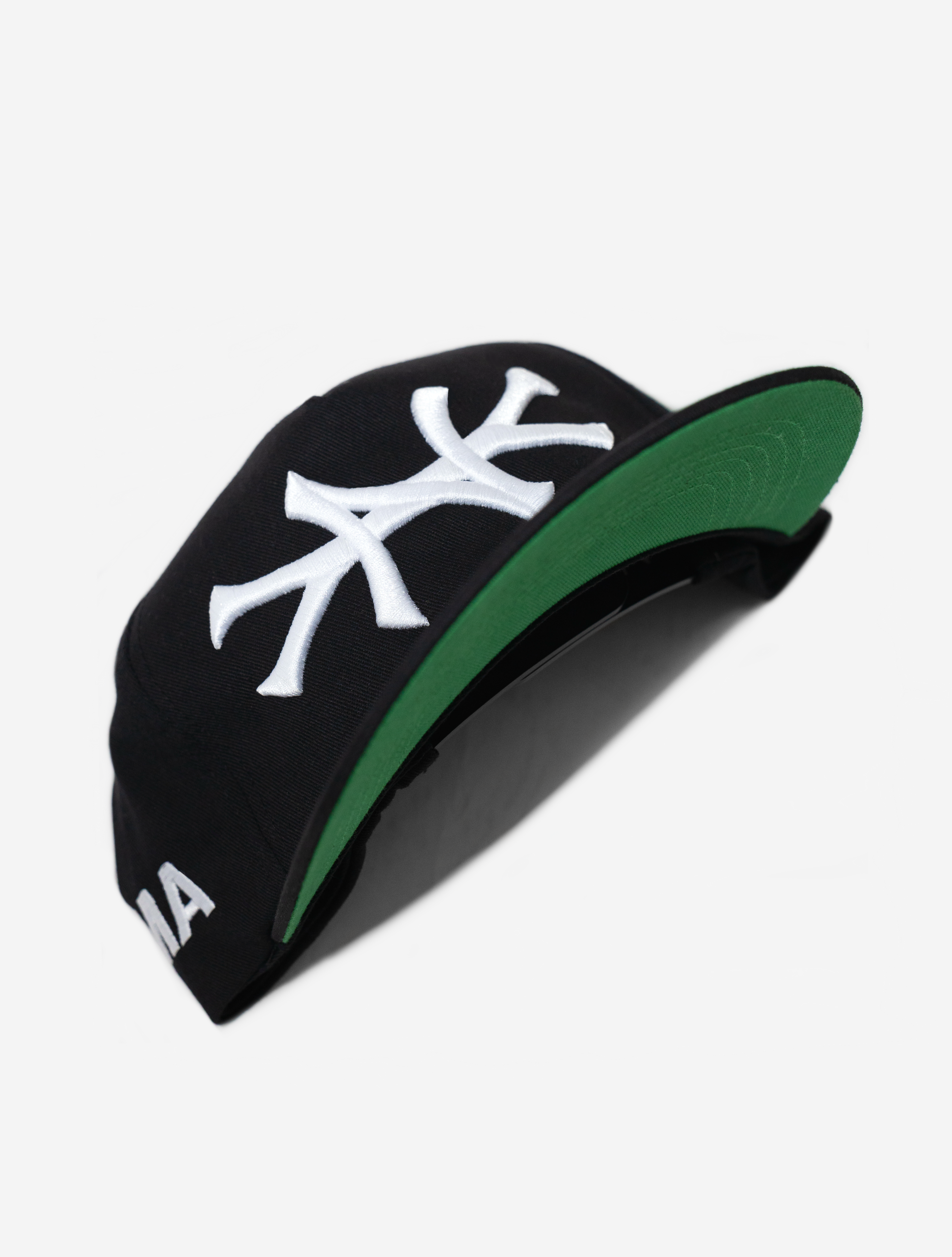 NEW YoRK HAT (GREEN BRIM)